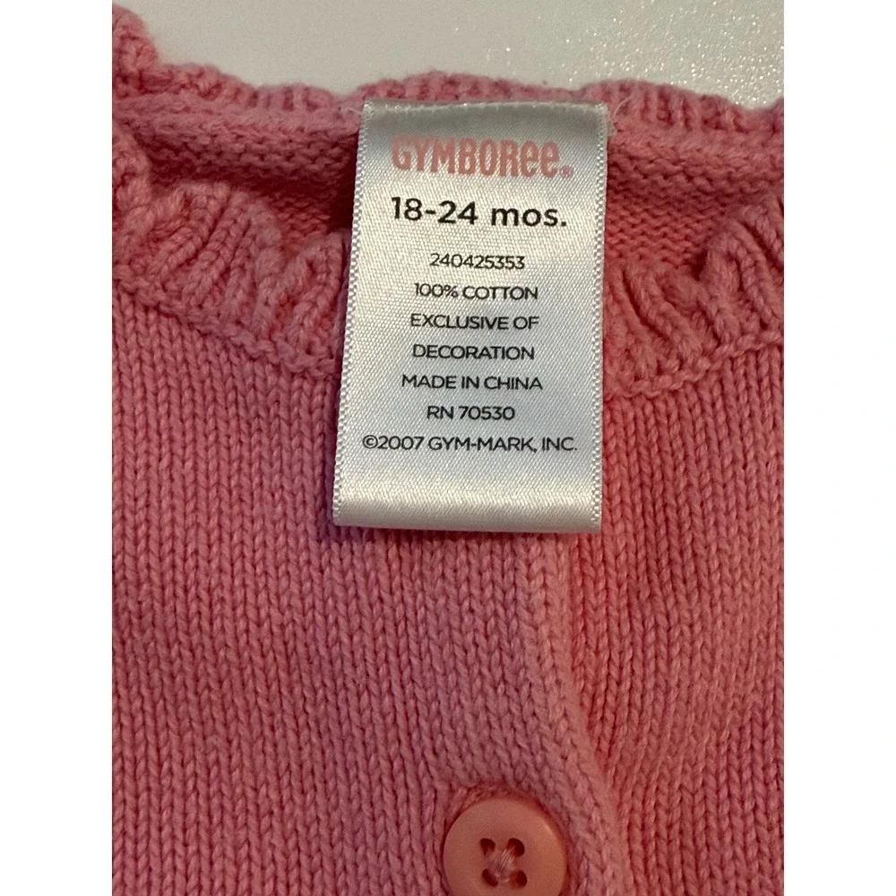 Gymboree pink knit